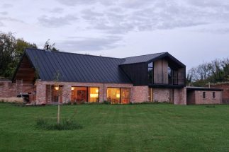 SkyClad Ltd Ireland Standing Seam Roof and Wall Cladding House Example 3