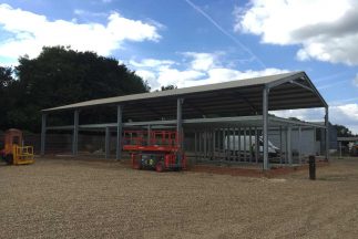 SkyClad Ltd Ireland Steel Frame Building with Roofing
